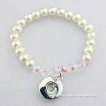 China Pearl Bracelets with 18mm Snap Chunk Bottom, Suitable for Women